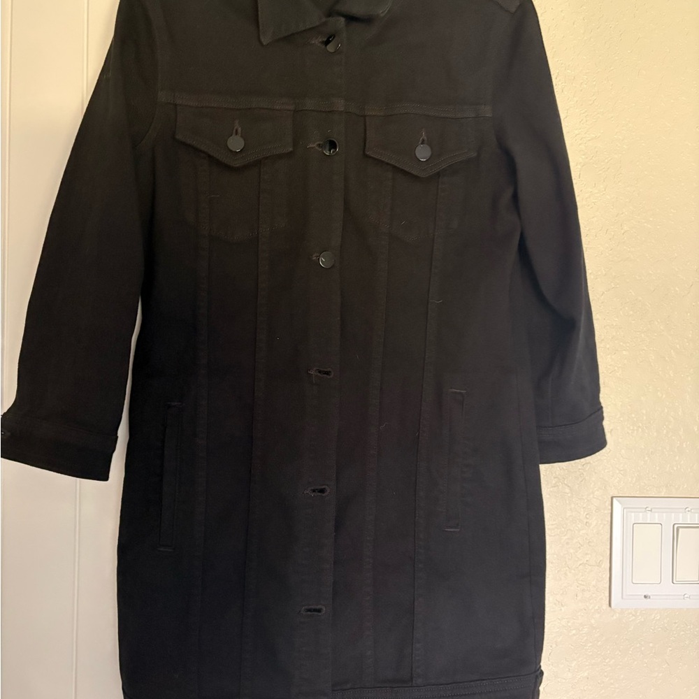 J Brand Black Jean mini dress